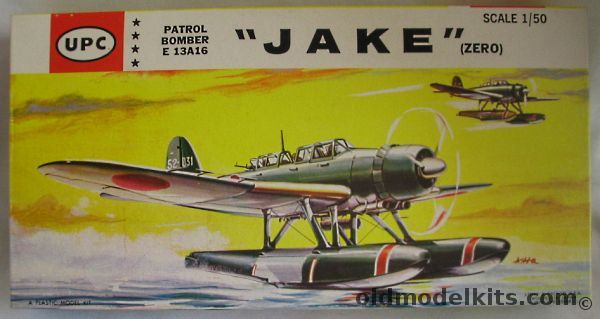 UPC 1/50 Aichi E13A1 Jake - From Ex Marusan Molds, 5052-100 plastic model kit